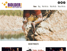 Tablet Screenshot of bolderdesigngroup.com
